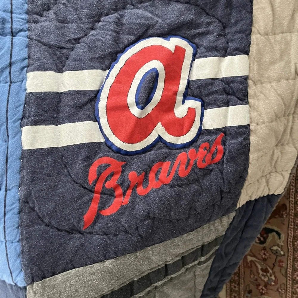 Pottery Barn Teen Quilt Full MLB Baseball National League 78
